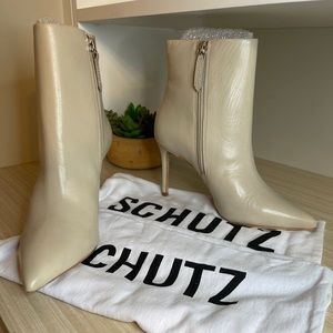 Schutz Mikki booties. Brand new in box